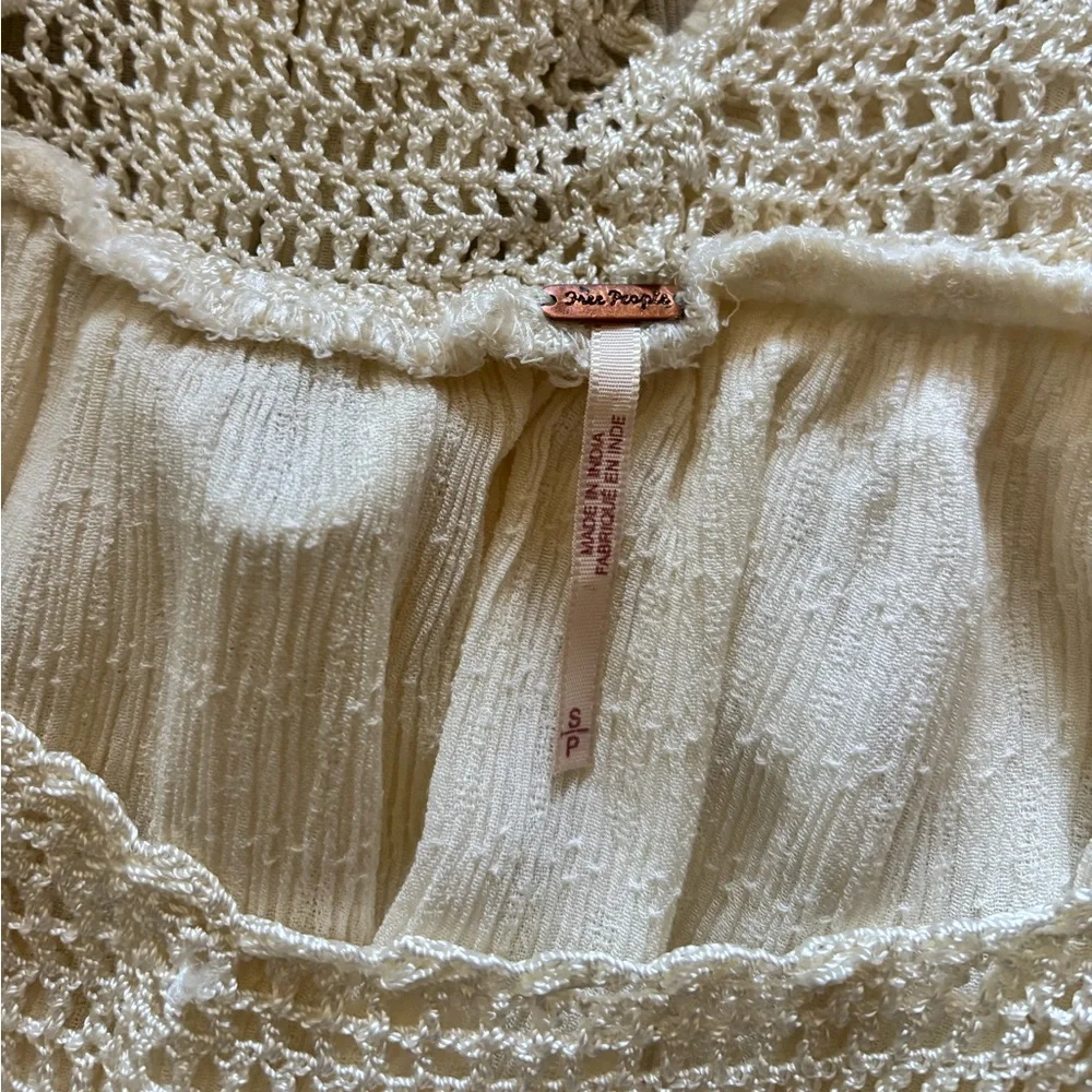 Free People Dolman Sleeve Crochet Blouse size S